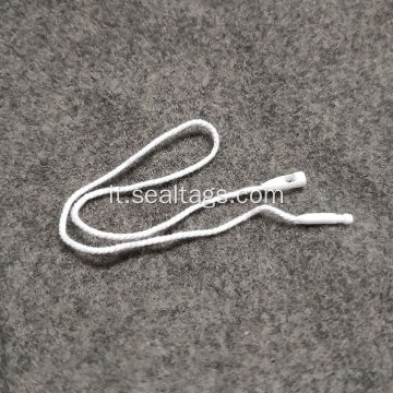 Etichette in plastica vuote con corde stampate personalizzate